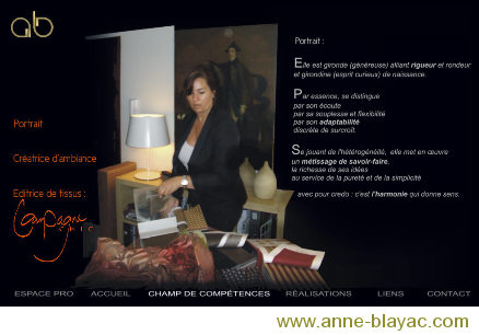 portrait d'anne blayac par l'agence de communication abakyne