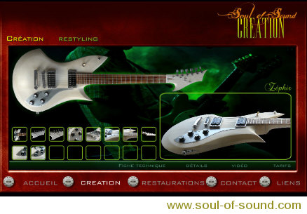 guitare électrique zéphyr par soul of sound